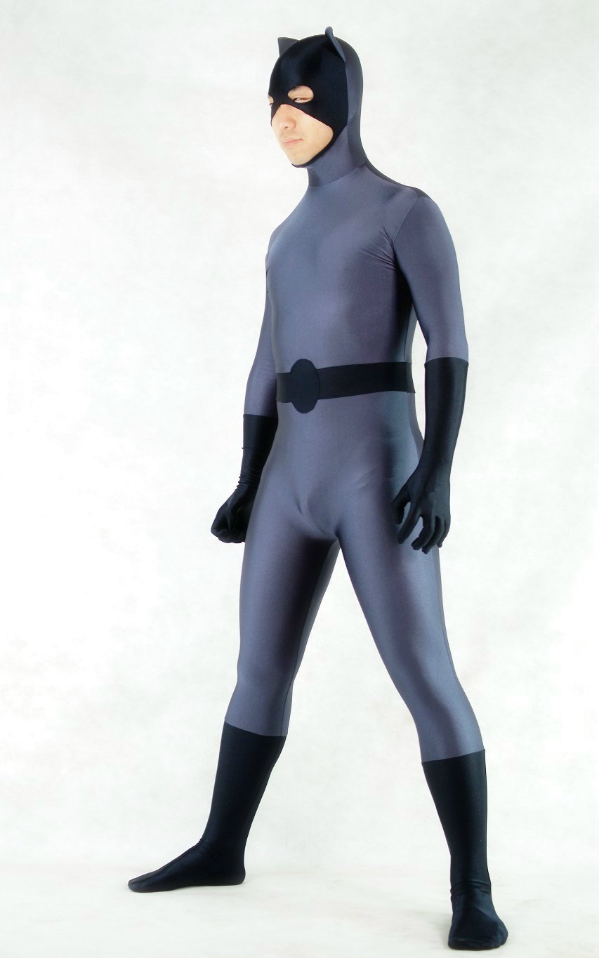 Black Batman Halloween Costume Zentai